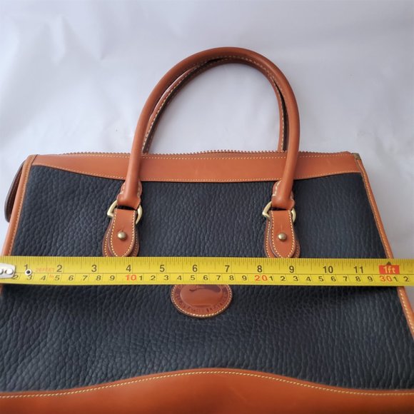 DOONEY & BOURKE All Weather Leather Black and Brown Shoulder Bag - Picture 15 of 16